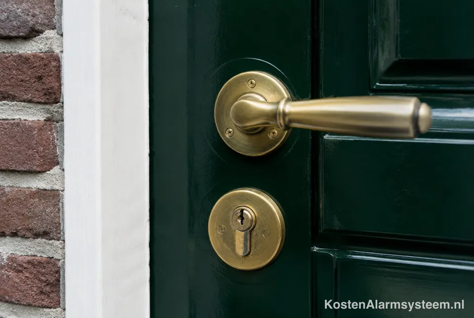 Veiligheidsslot in een voordeur